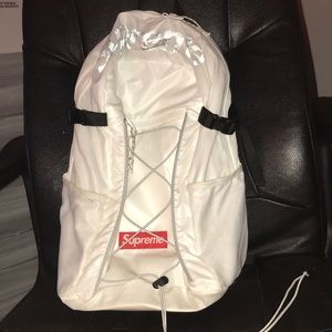 Supreme FW17 Backpack White